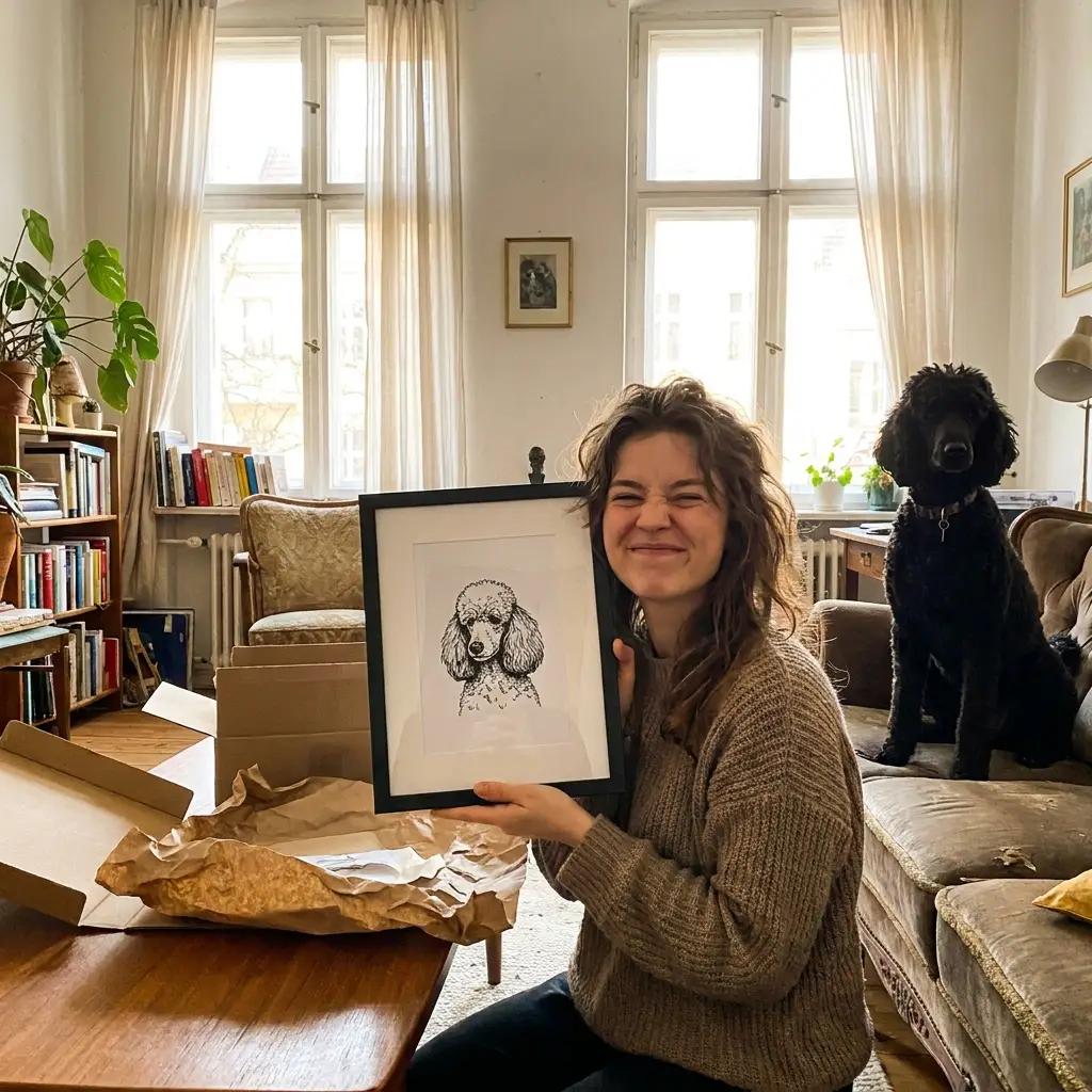 Portrait auspacken